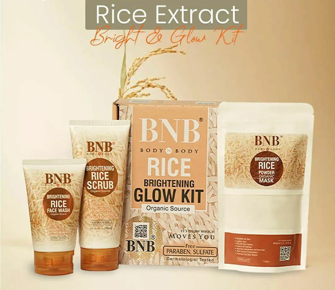 Brighten, Hydrate, Glow – BodynBody Rice Glow Kit for Perfect Skin